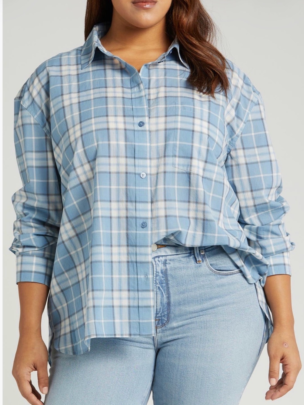 Treasure & Bond Cotton Button-Up Shirt